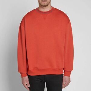 ACNE STUDIOS FLOGHO CREW SWEAT RED LARGE